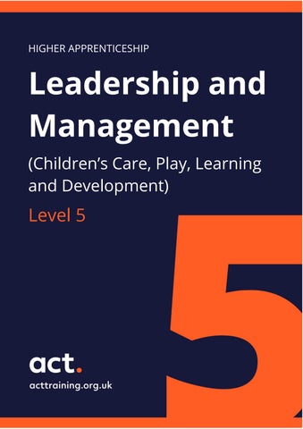 CCPLD Leadership and Management - Level 5
