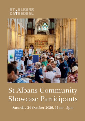 Community Showcase Brochure 2026