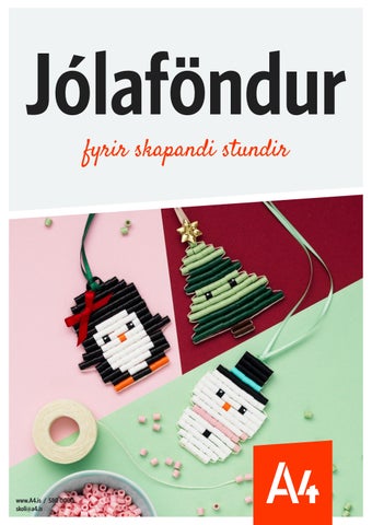 Jólaföndur fyrir skóla - A4 fyrirtækjaþjónusta