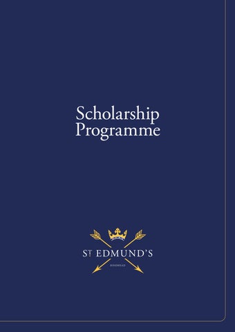 St. Edmund's Scholarship Brochure