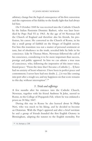 St John Henry Newman: A New Doctor of the Church 第 20 页