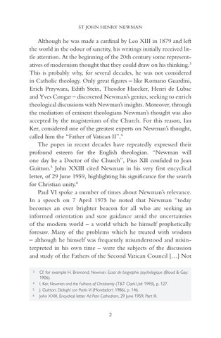St John Henry Newman: A New Doctor of the Church 第 4 页