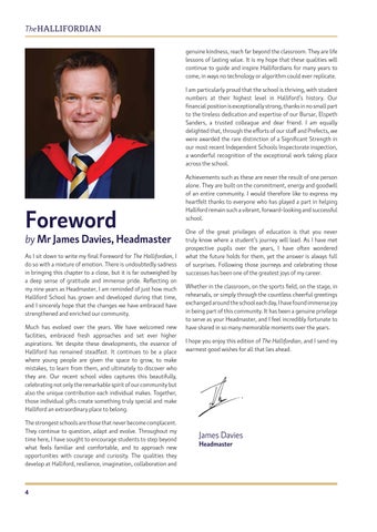 Halliford 教育 | The Hallifordian 2025-26 - 预览 第 4 页