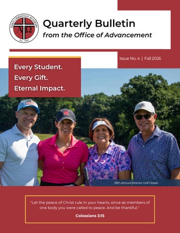 Quarterly Bulletin Fall 2026