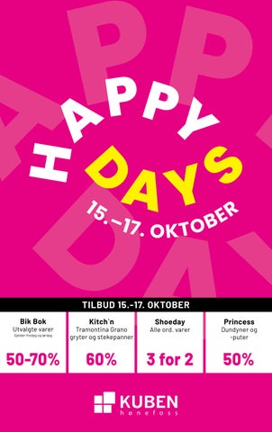 Kuben Happy Days oktober 2026