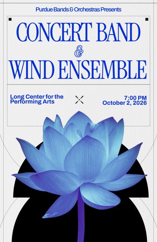 Concert Band & Wind Ensemble - October 2, 2026