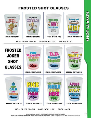 MS 2026 册 3 SHOT GLASSES (GENERIC 灯饰目录 ) 第 13 页
