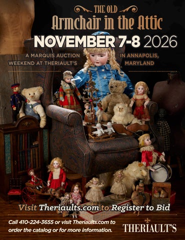 Theriault's Late Fall 2026 Doll Auction Brochure