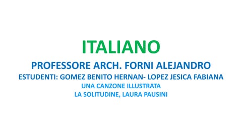 CANZONE ITALIANO ACTIVIDAD