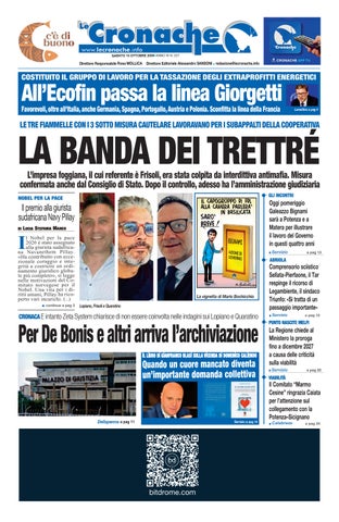 Cronache del 10 ottobre 2026