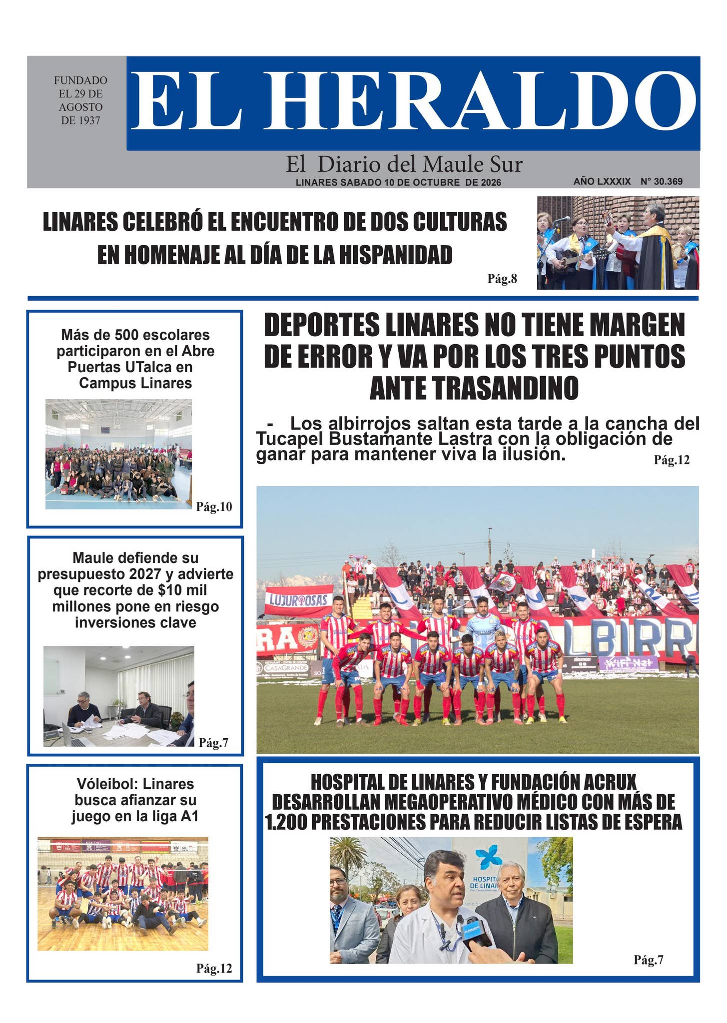 Sabado10 de octubre 2026