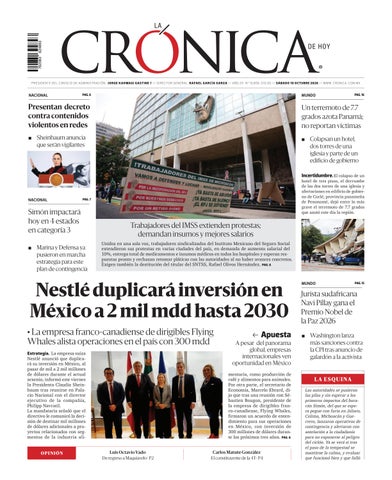 La Crónica de Hoy 10-10-2026