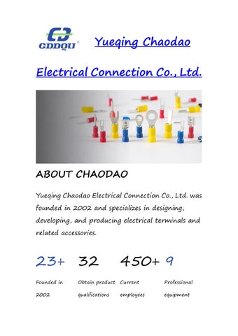 Yueqing Chaodao Electrical Connection Co., Ltd. Introduction