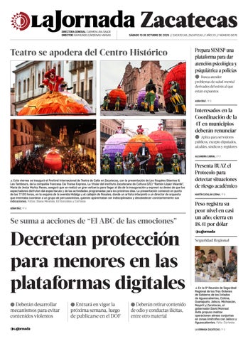 La Jornada Zacatecas 10 de Octubre de 2026