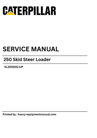 CAT 250 (5L200001-UP) Service Repair Manual PDF
