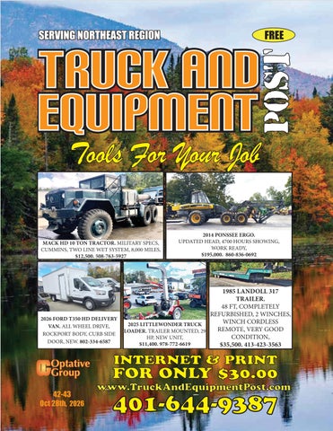 Truck And Equipment Post - Issue #42-42, 2026