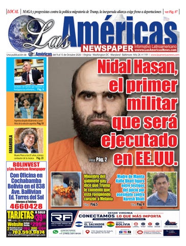 9 de octubre 2026 - Las Américas Newspaper
