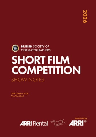BSC Short Film Competition 2026