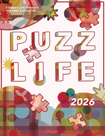 October 8,2026 PuzzLife Puzzle Magazine, published by Student Life at WashU in St. Louis