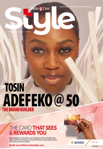 THISDAY STYLE MAGAZINE 11TH OCTOBER 2026