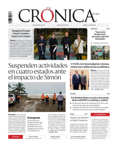 La Cronica de Hoy 11-10-2026