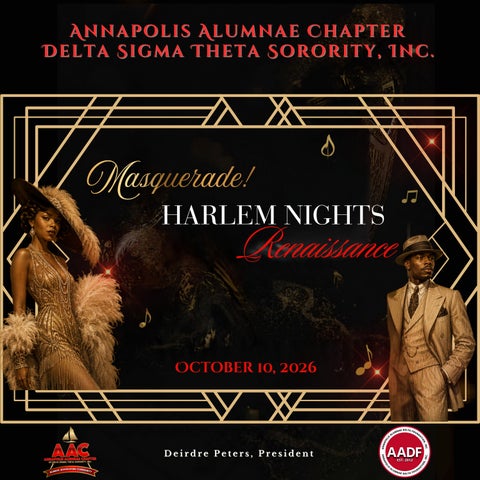2026 Masquerade.. A Harlem Nights Rennaissance Program