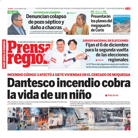 La Prensa Regional – Domingo 11 de octubre de 2026