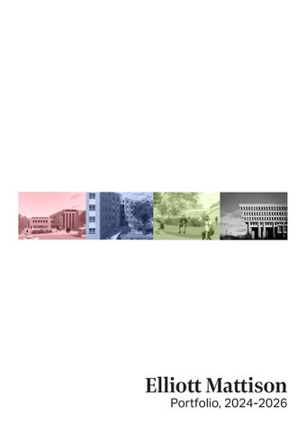 Elliott Mattison - Portfolio, 2024-2026