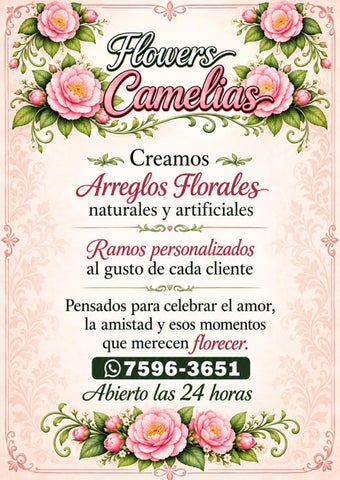 Catalogo de Flowers Camelias