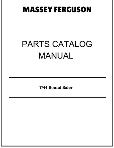 Massey Ferguson 1744 Round Baler Parts Catalog Manual