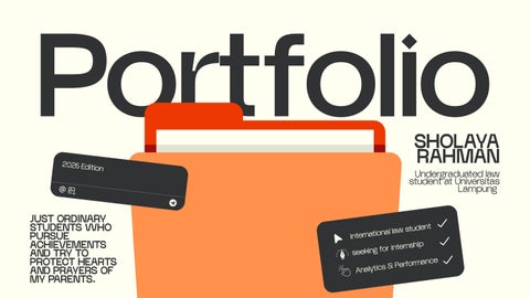 PORTFOLIO SHOLAYA RAHMAN