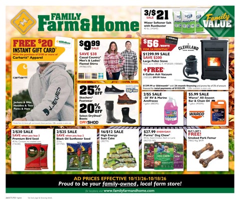 Family Farm & Home Deals of the Week (Effective 10/13/26 - 10/18/26)