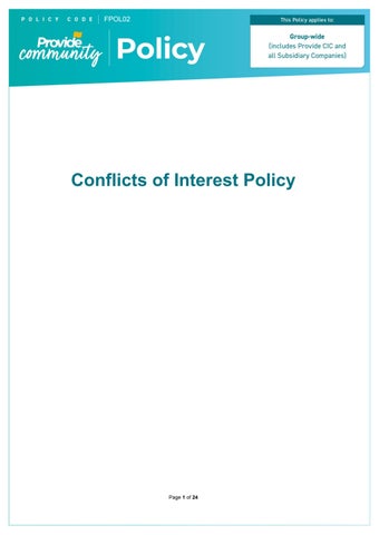 FPOL02 Conflicts of Interest Policy v3