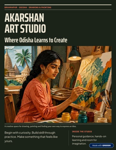 Best Art Studio in Odisha | Drawing & Painting at Akarshan Art Studio