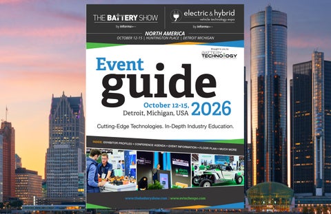 Battery Show North 2026 Event Guide