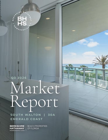 30A & Emerald Coast Q3 2026 Market Report