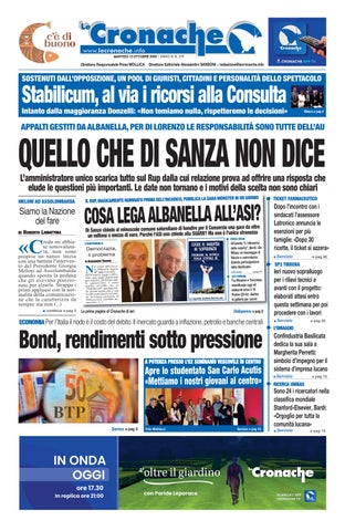 Cronache del 13 ottobre 2026