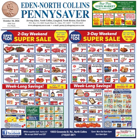 Eden- North Collins Pennysaver 10-10-26