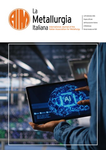La Metallurgia Italiana, n.9 settembre 2026