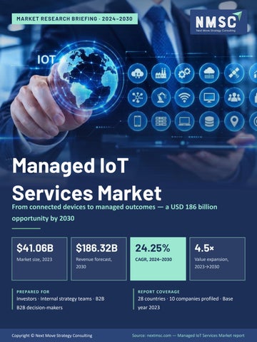 Managed IoT Services Market Outlook