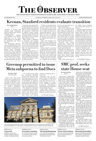 Print Edition for The Observer on Tuesday, October 13, 2026