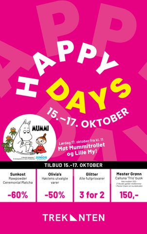 Trekanten Happy Days høst 2026