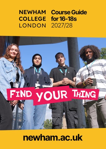 Course Guide for 16-18s 2027/28