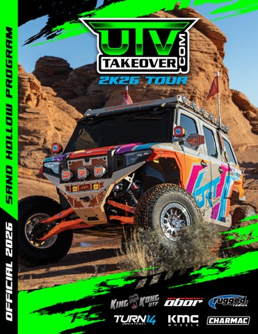 The Official 2026 UTV Takeover Sand Hollow, UT Program