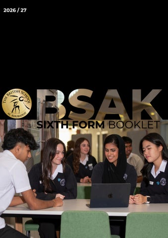 Sixth Form Booklet 2026/27