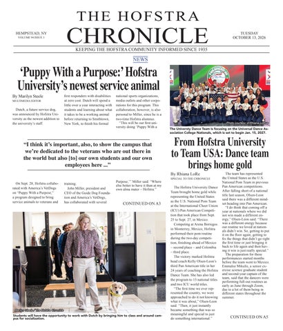 The Hofstra Chronicle – Oct. 13, 2026