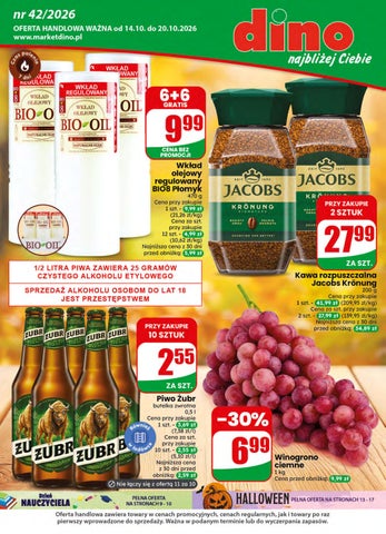 Dino gazetka od 14.10 do 20.10.2026