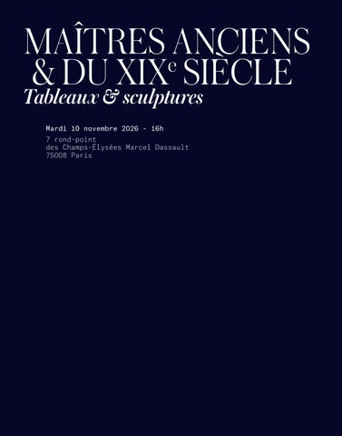 Maîtres anciens × du XIXe siècle | 10.11.2026 第 3 页