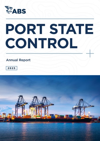 Port State Control Annual Report 2025