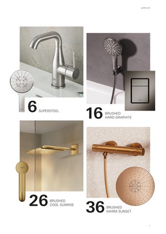 Grohe 2026 PVD Colours 家具手册 第 3 页